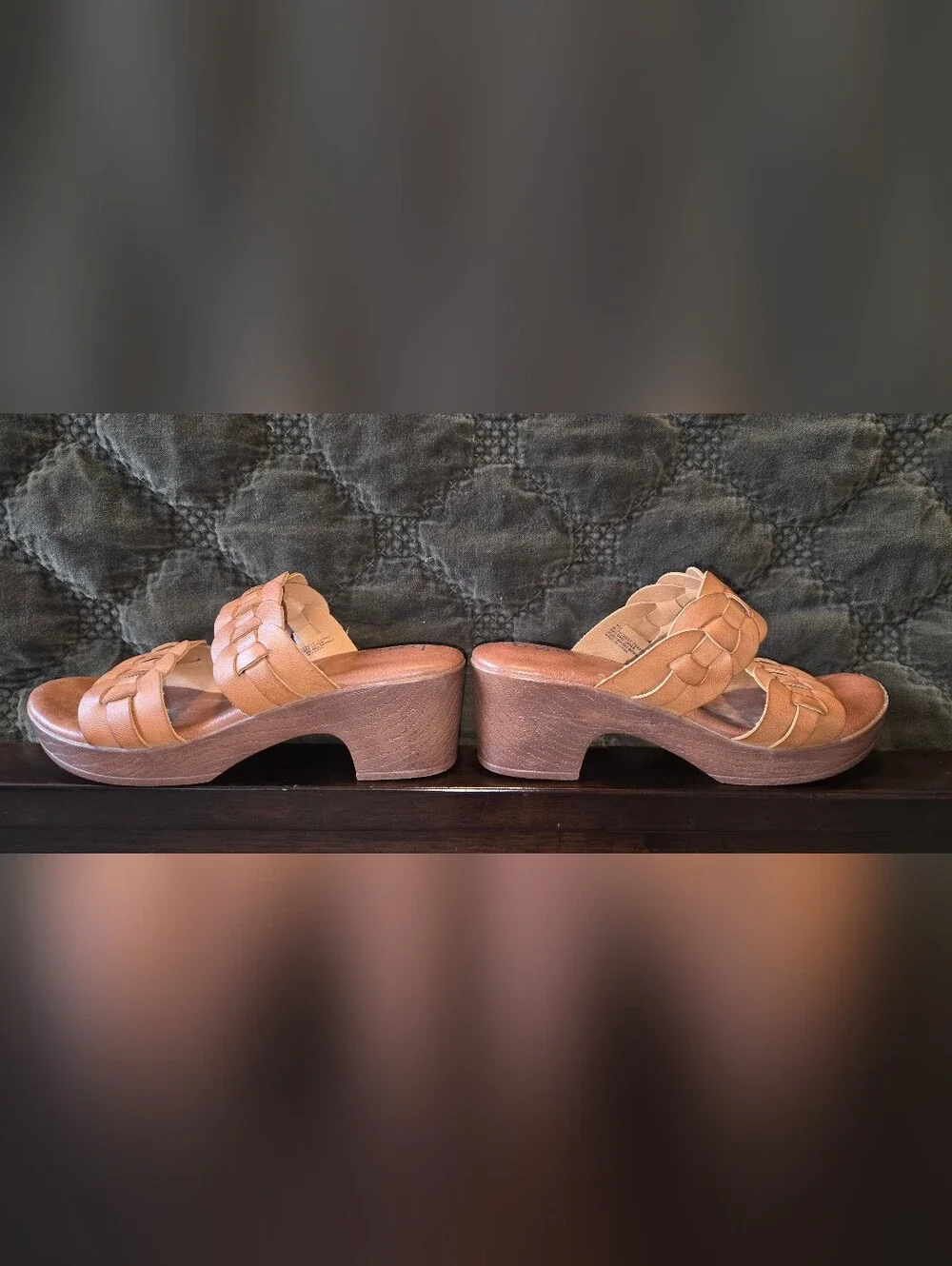 b.o.c. by Born Woven Platform Sandals – Tan – Size 7